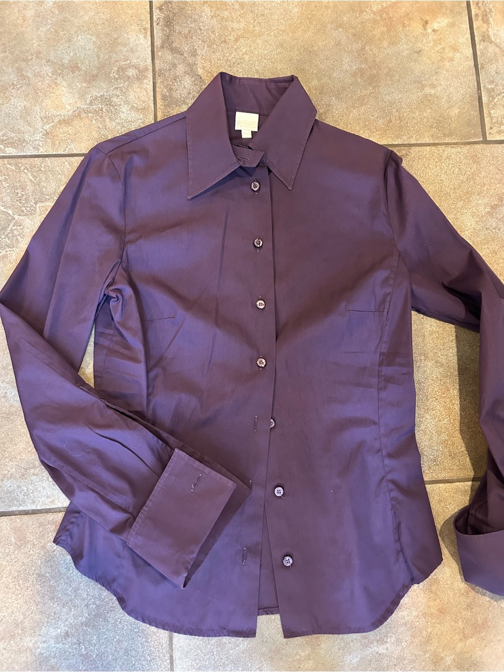 Gianfranco Ferre Purple Button-Up Shirt